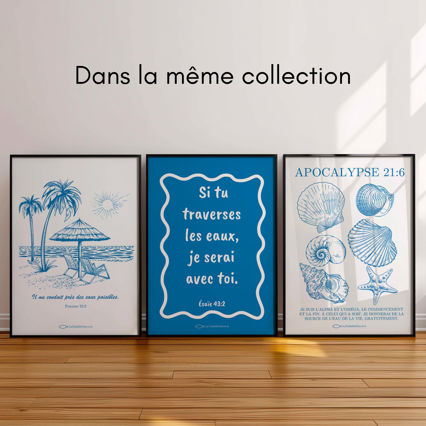 Affiche chrétienne, Poster avec verset Apocalypse 21:6