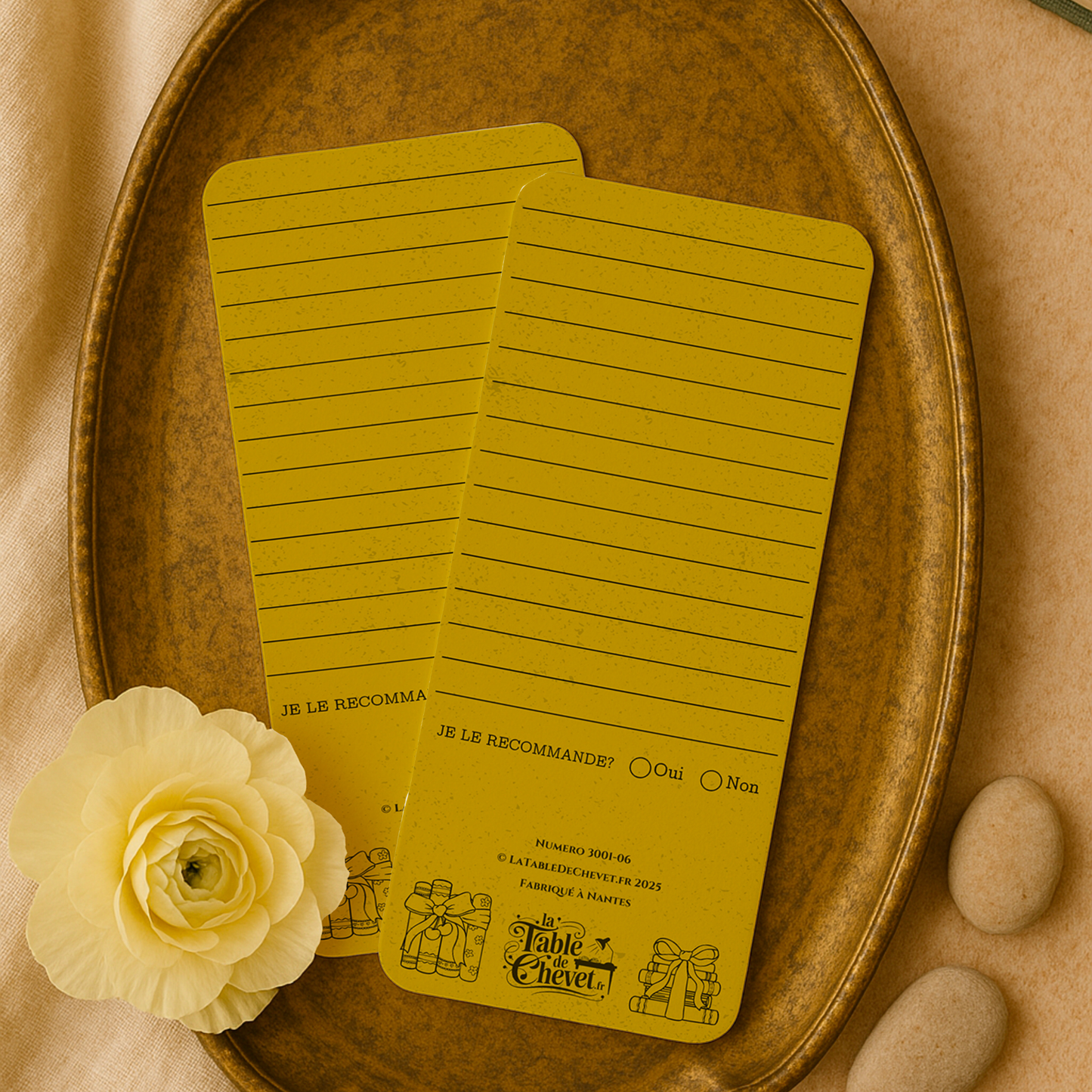 Marque-page long pour Critique de livre, Signet pour avis sur votre lecture