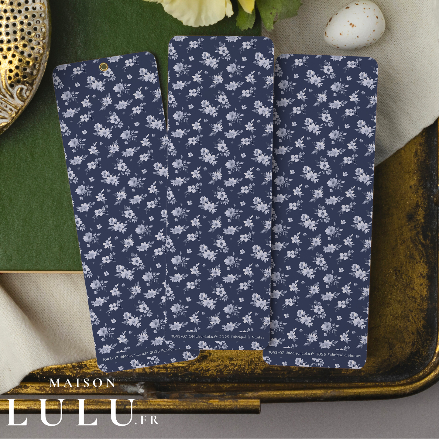 Marque-page, Signet Fleurs