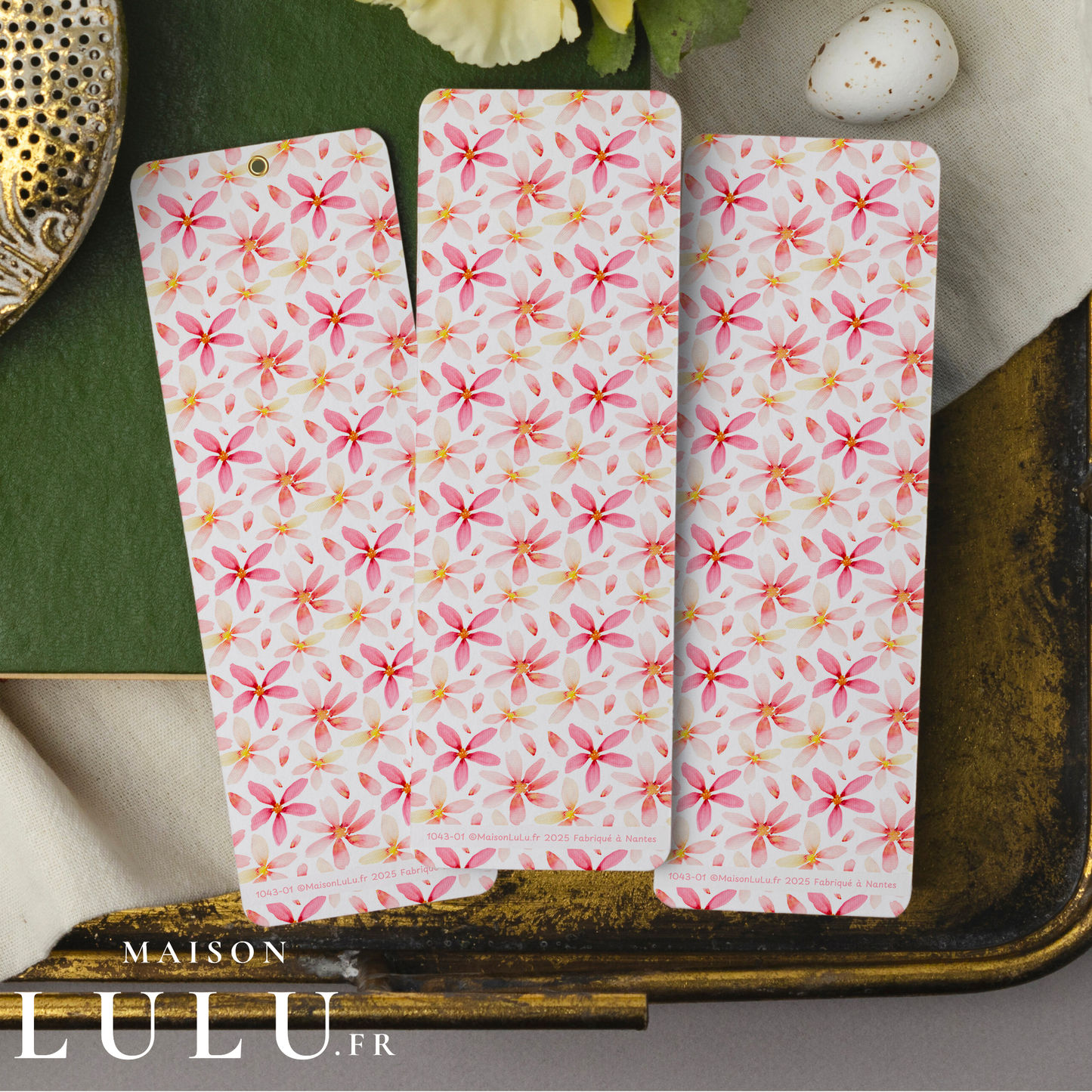 Marque-page, Signet Fleur