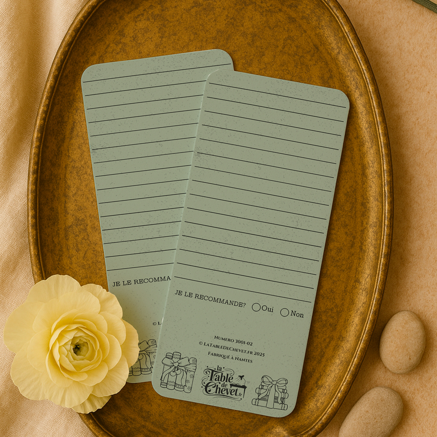 Marque-page long pour Critique de livre, Signet pour avis sur votre lecture