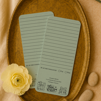 Marque-page long pour Critique de livre, Signet pour avis sur votre lecture